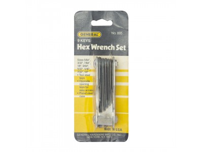 HEX KEY WRENCH SET NO.895 GENERAL